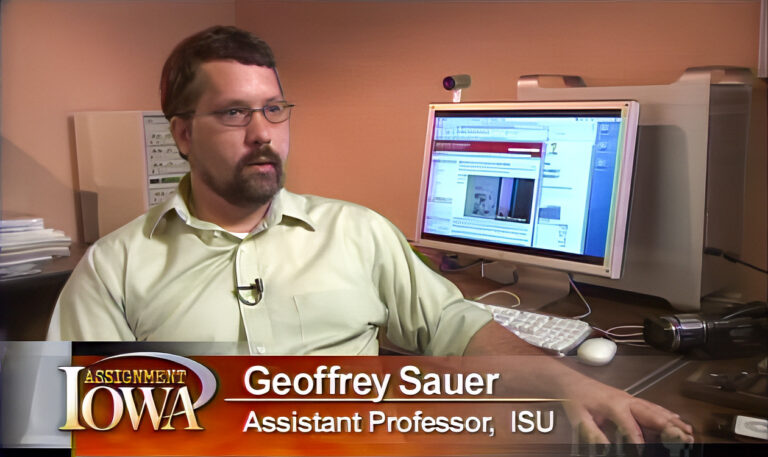 Me, on an Iowa Public Television documentary.
