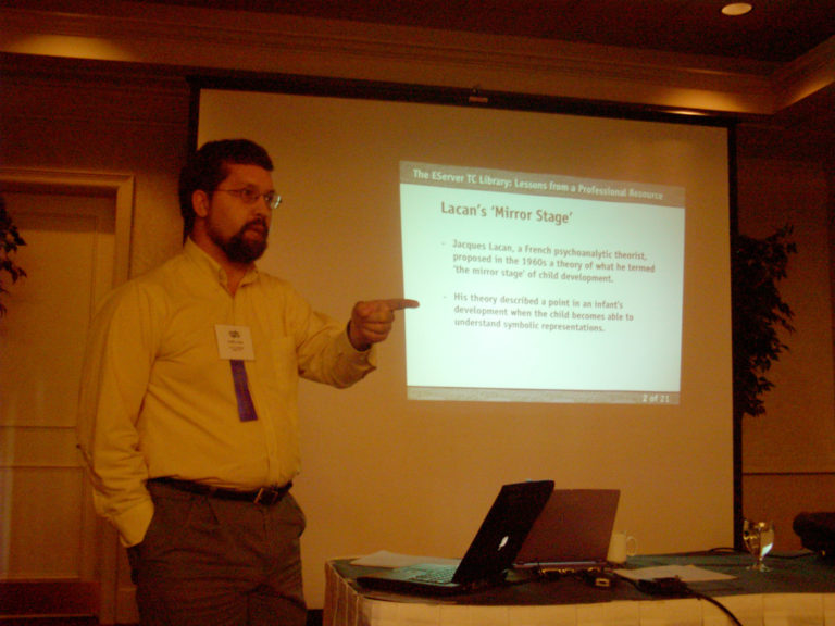 Me, back when I still used to teach Lacan.