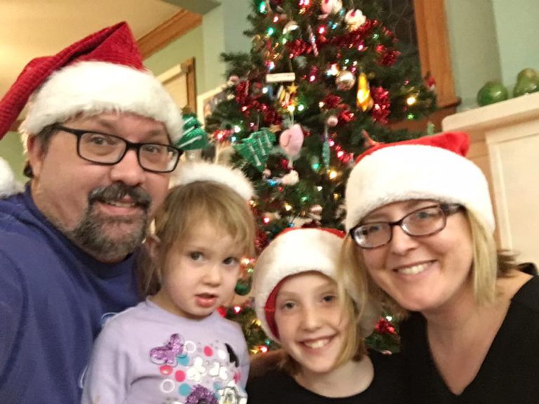 Family Christmas at home.