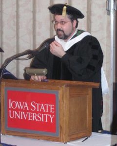 Me, speaking to the Sigma Tau Delta honor society induction.