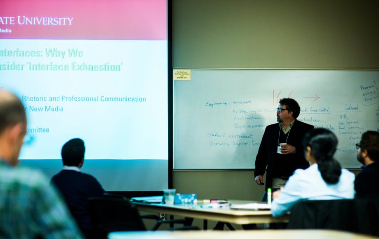 Me, presenting at a scholarly conference in Minnesota.