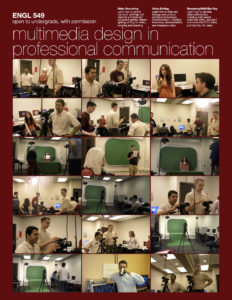 A flyer for my Multimedia Design grad seminar.