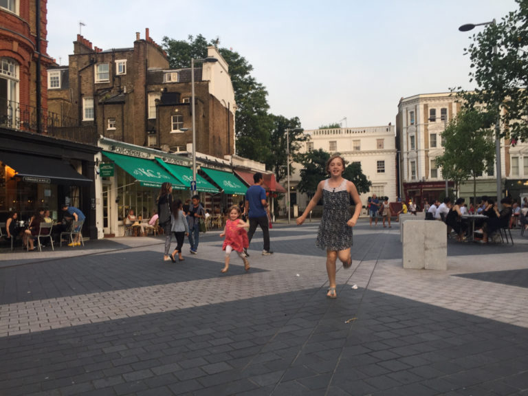 The girls love South Kensington, too.