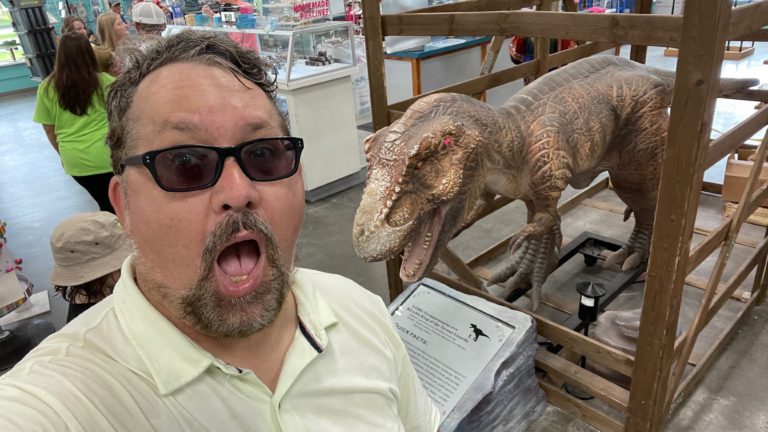 I am actually *quite* afraid of being eaten by a dinosaur.