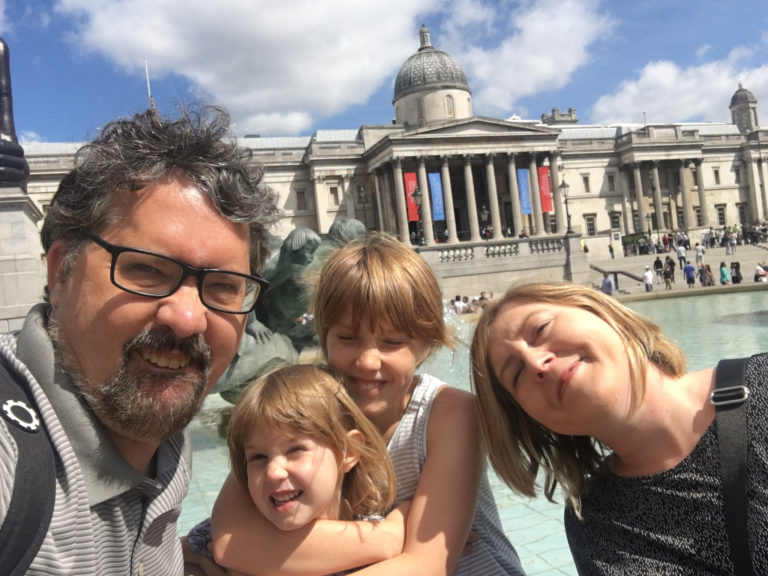 Together in Trafalgar Square.