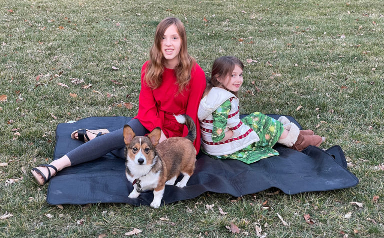 The children and Rosie.