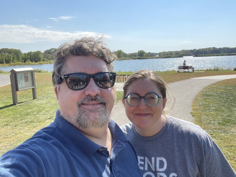 Alisha and Me, at Ada Hayden Lake.