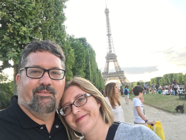 With Alisha in Paris.