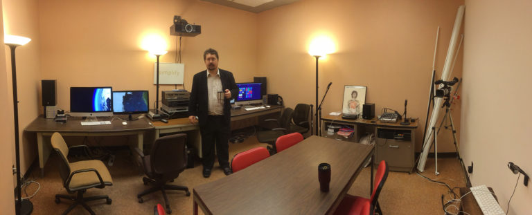 Me, in the Studio for New Media.