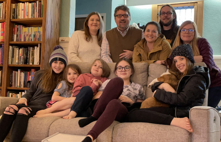 The family together.