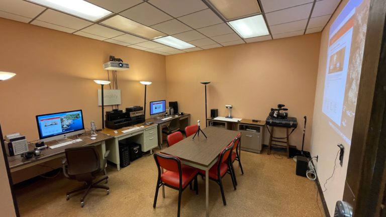 The Studio for New Media rebuilt, in October 2021.