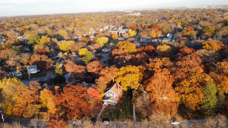 Our old Ames house is absolutely gorgeous in the fall.