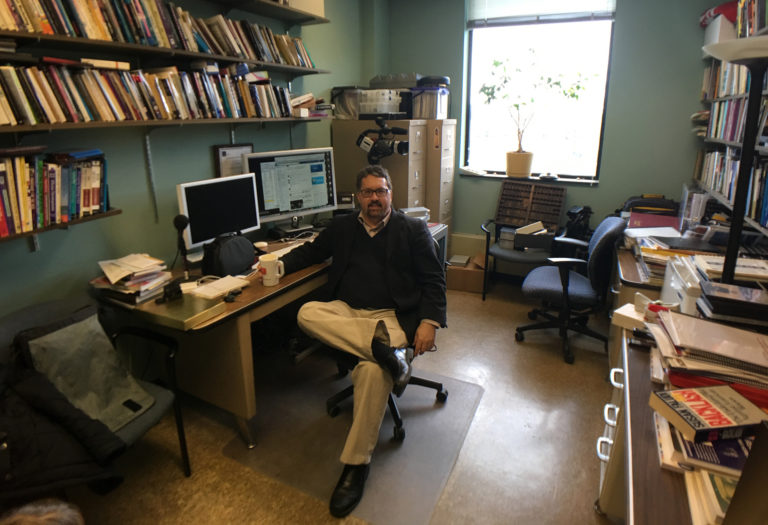 Me, in my Ross Hall office.