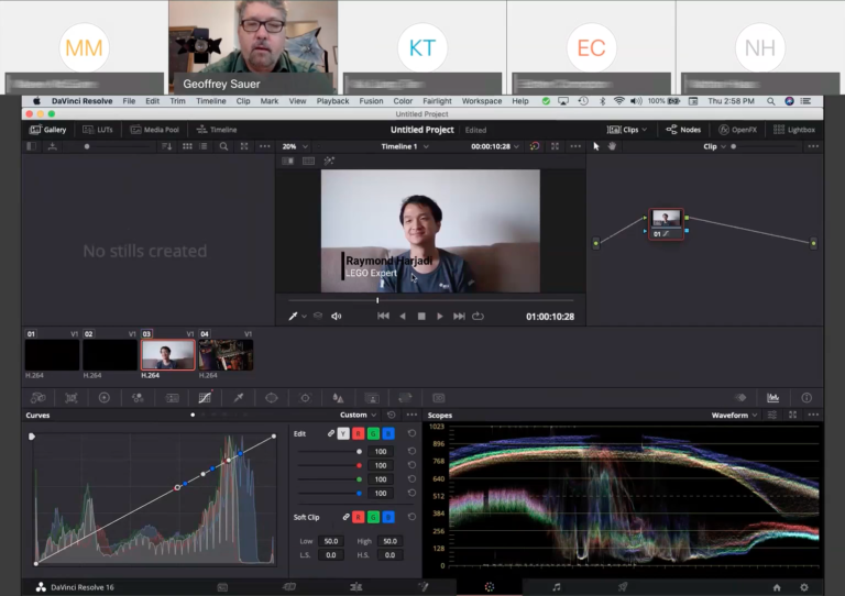 Teaching video color correction online, 2020.
