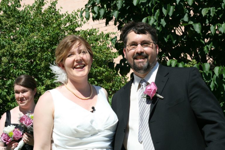 Just married, 2008.