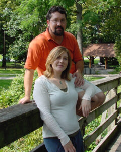 Alisha and me, before the wedding.