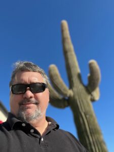 Me, in the Arizona desert.