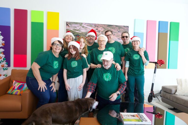 The Sauer/Escarcega family, together at Christmas 2023. (Photo by Ellen Escarcega.)