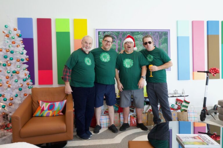 The Sauer/Escarcega men are funny. (Photo by Ellen Escarcega.)