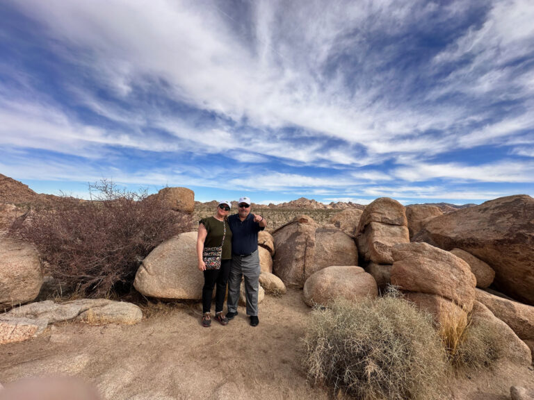 Alisha and me at Joshua Tree National Park.