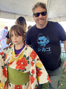 Charlie and me, at the Texas Tech Culture Fest.